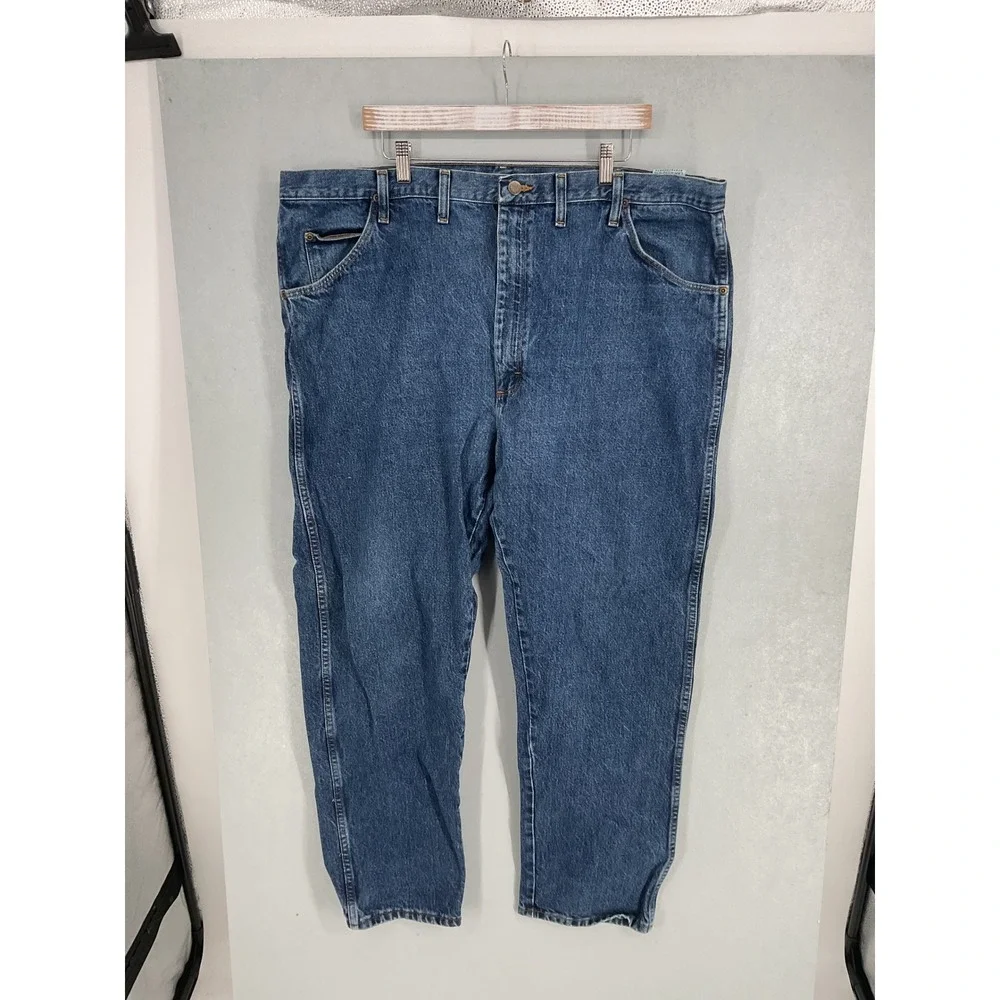Wrangler Mens Jeans Blue Classic Fit Denim 44x30